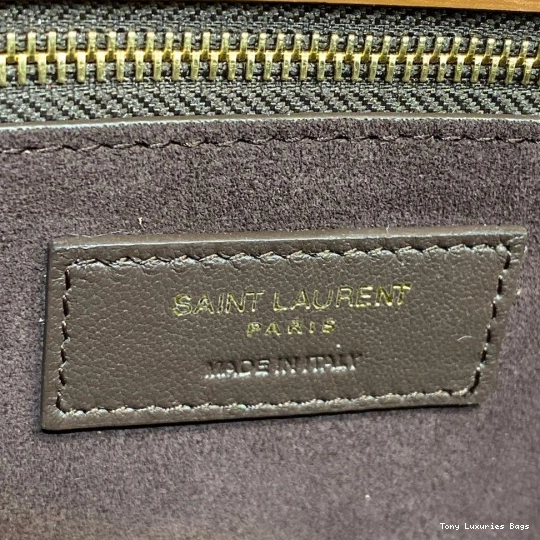 Tony Luxuries YSL LOULOU SMOOTH SATCHEL CARRE IN LEATHER 0809